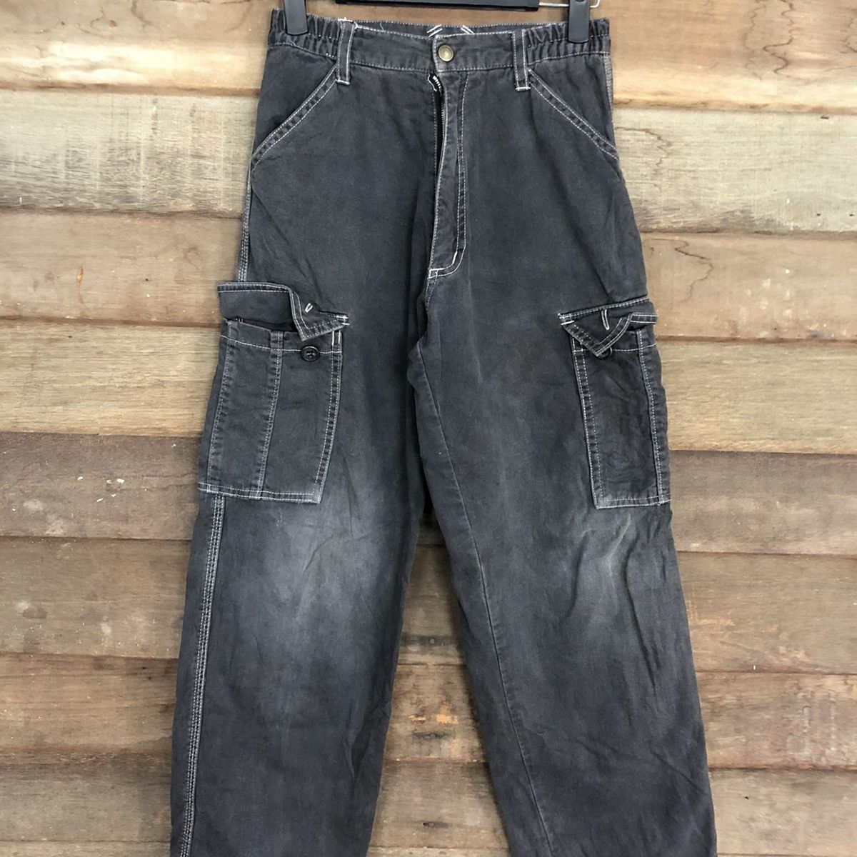 Japanese Brand SIZE 24! Flash Boy’s Multipocket Tactical Cargo Pants #0567 Size US 26 / EU 42 - 4 Thumbnail