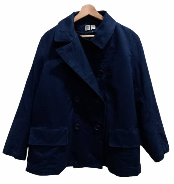 Lemaire × Uniqlo Uniqlo U Peacoat Jacket Size US M / EU 48-50 / 2 - 2 Thumbnail