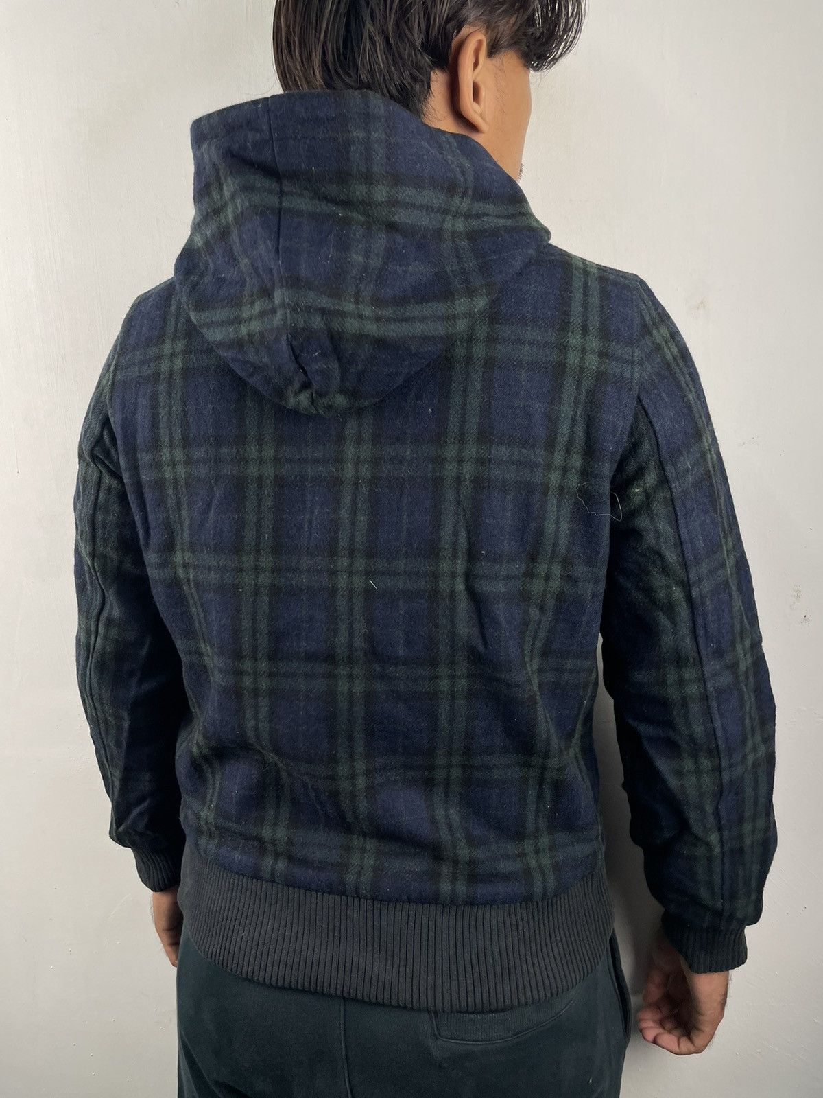 Japanese Brand Vtg Checkered Tartan Punk Hoodie by Felissimo Women L Size Size L / US 10 / IT 46 - 2 Thumbnail