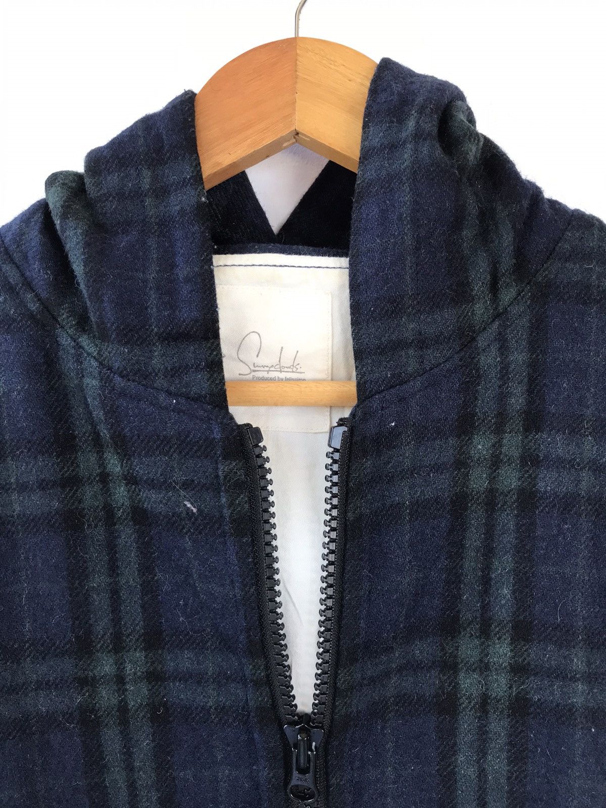 Japanese Brand Vtg Checkered Tartan Punk Hoodie by Felissimo Women L Size Size L / US 10 / IT 46 - 7 Thumbnail