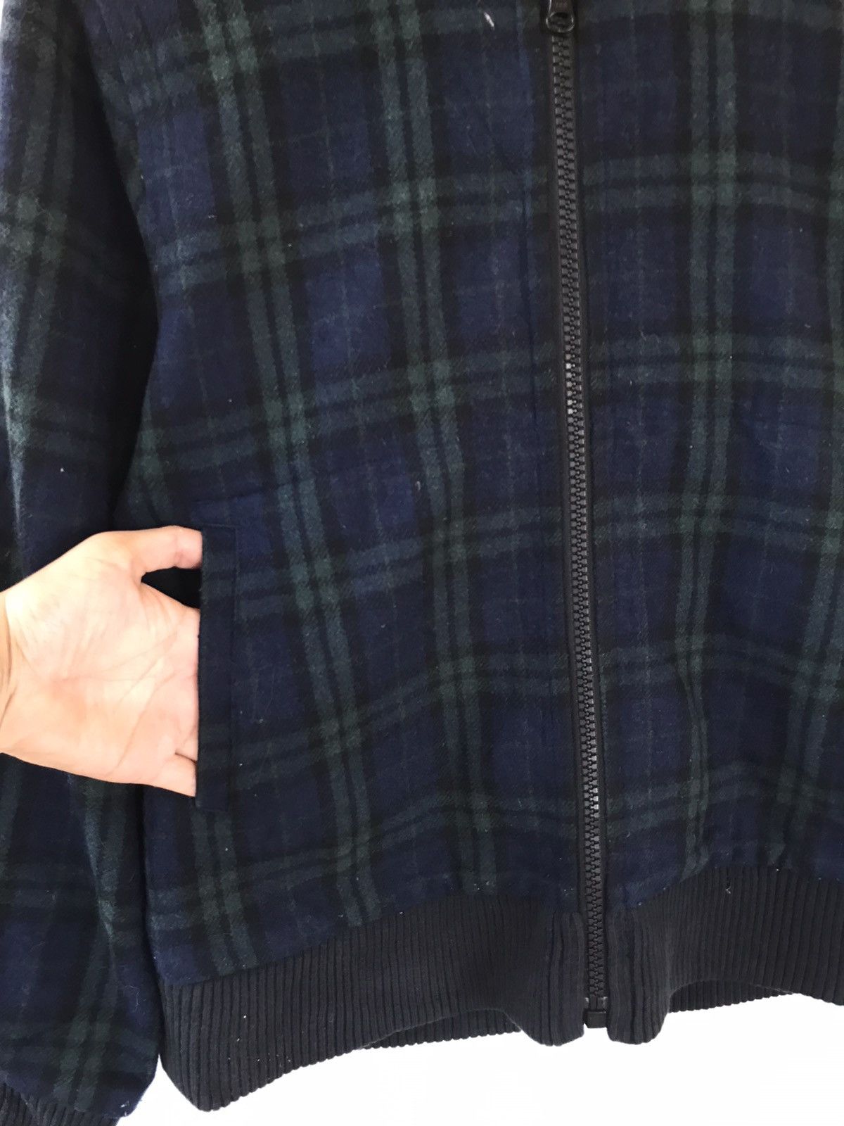 Japanese Brand Vtg Checkered Tartan Punk Hoodie by Felissimo Women L Size Size L / US 10 / IT 46 - 6 Thumbnail