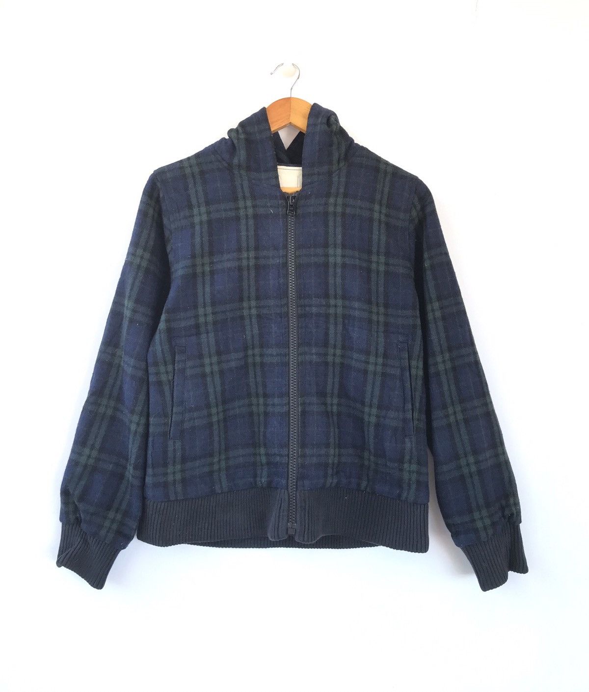 Japanese Brand Vtg Checkered Tartan Punk Hoodie by Felissimo Women L Size Size L / US 10 / IT 46 - 3 Thumbnail