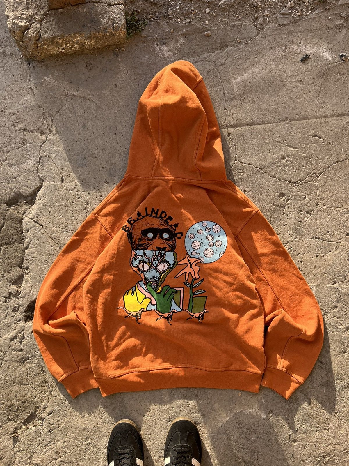 Brain Dead Brain Dead Hoodie New Flesh Orange Size US S / EU 44-46 / 1 - 2 Thumbnail