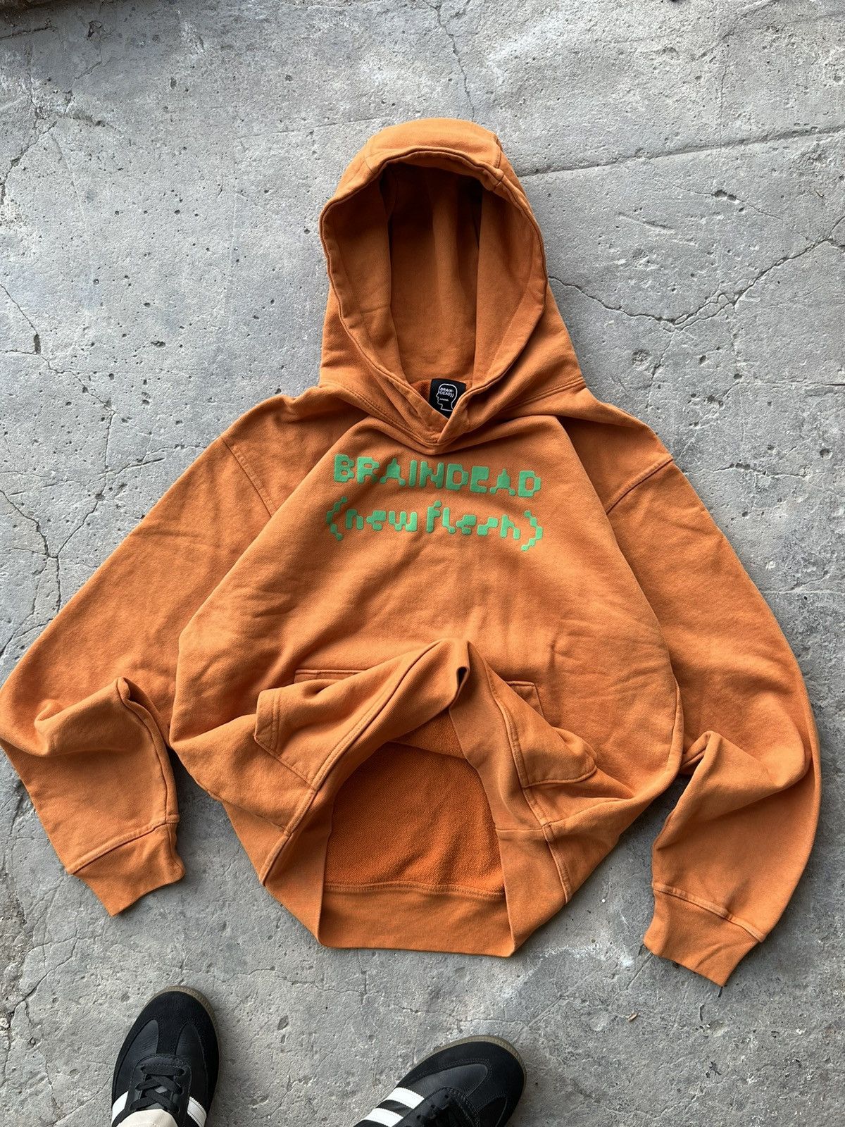 Brain Dead Brain Dead Hoodie New Flesh Orange Size US S / EU 44-46 / 1 - 1 Thumbnail