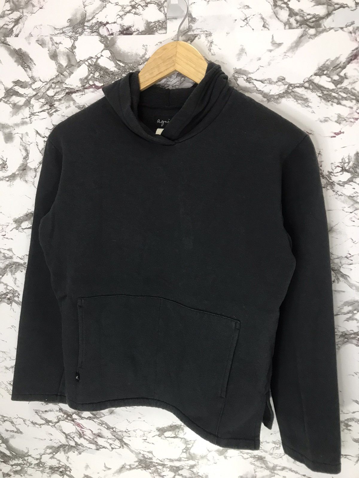 Designer × agnes b. Agnes B. Small Logo Hoodie Swearshirt Size US M / EU 48-50 / 2 - 3 Thumbnail