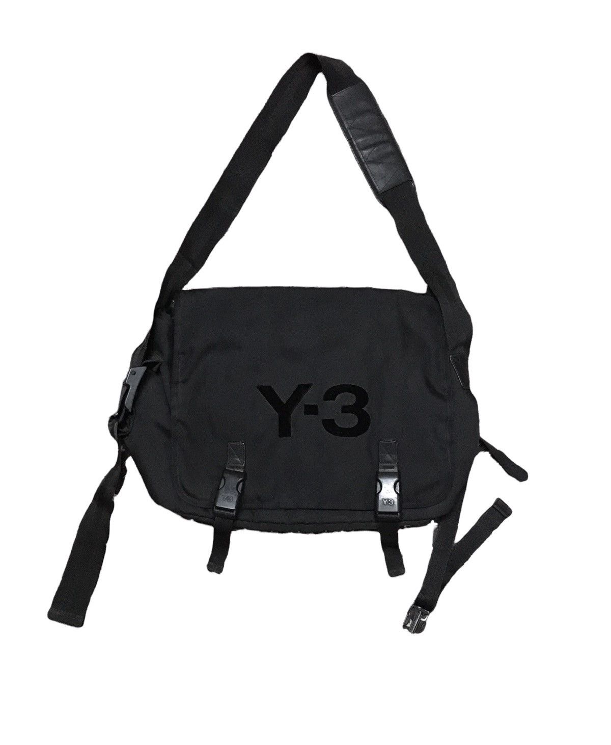 image of Yohjiyamamoto X Adidas Crossbody Tactical Bag Style in Black, Men's