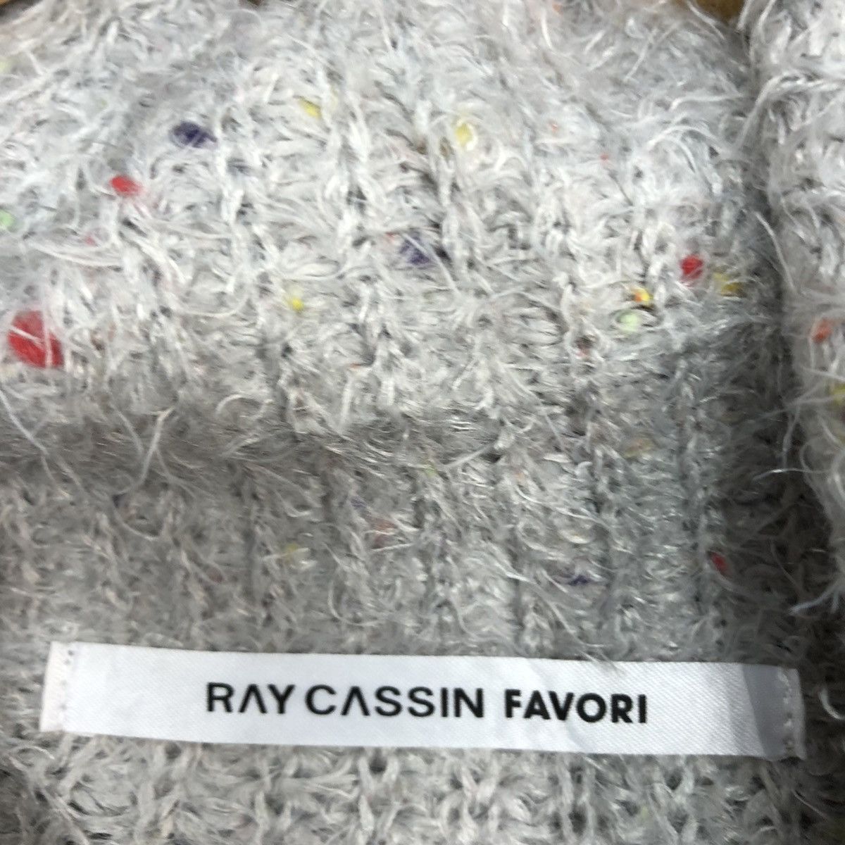 Homespun Knitwear DLL Ray Cassin grey Mohair fur Shag Shaggy Knitwear #c1060 Size US M / EU 48-50 / 2 - 10 Thumbnail
