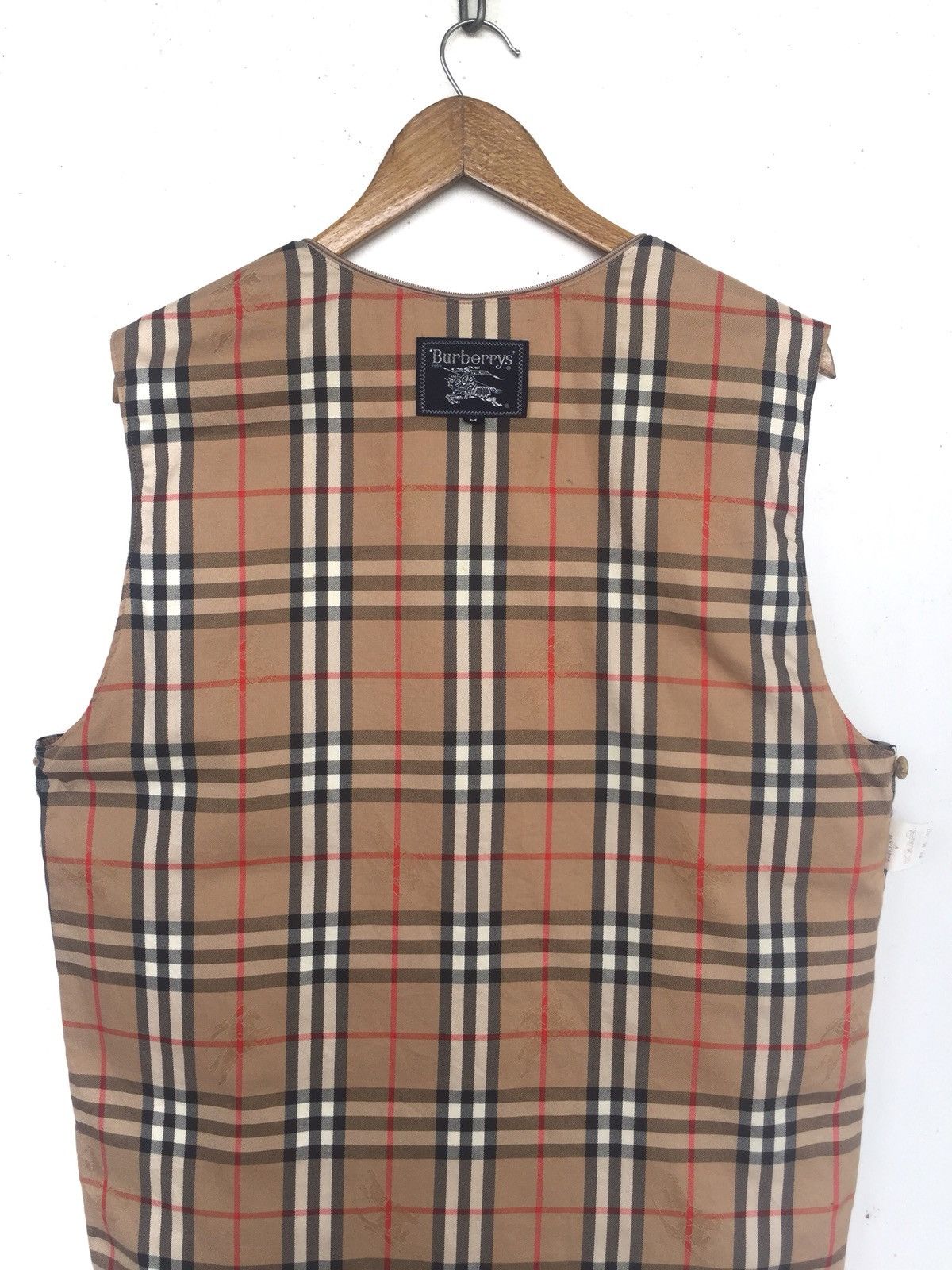 Burberry Vtg Burberrys Prorsum Nova Check Down Lining Vest Size US M / EU 48-50 / 2 - 3 Thumbnail