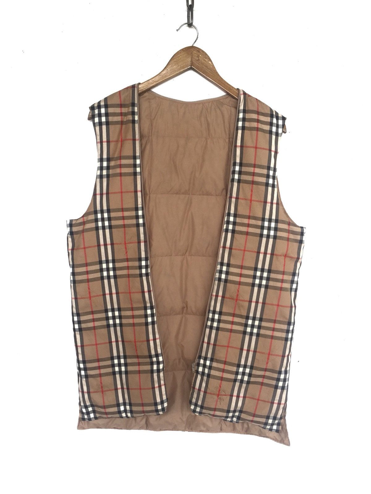 Burberry Vtg Burberrys Prorsum Nova Check Down Lining Vest Size US M / EU 48-50 / 2 - 2 Thumbnail