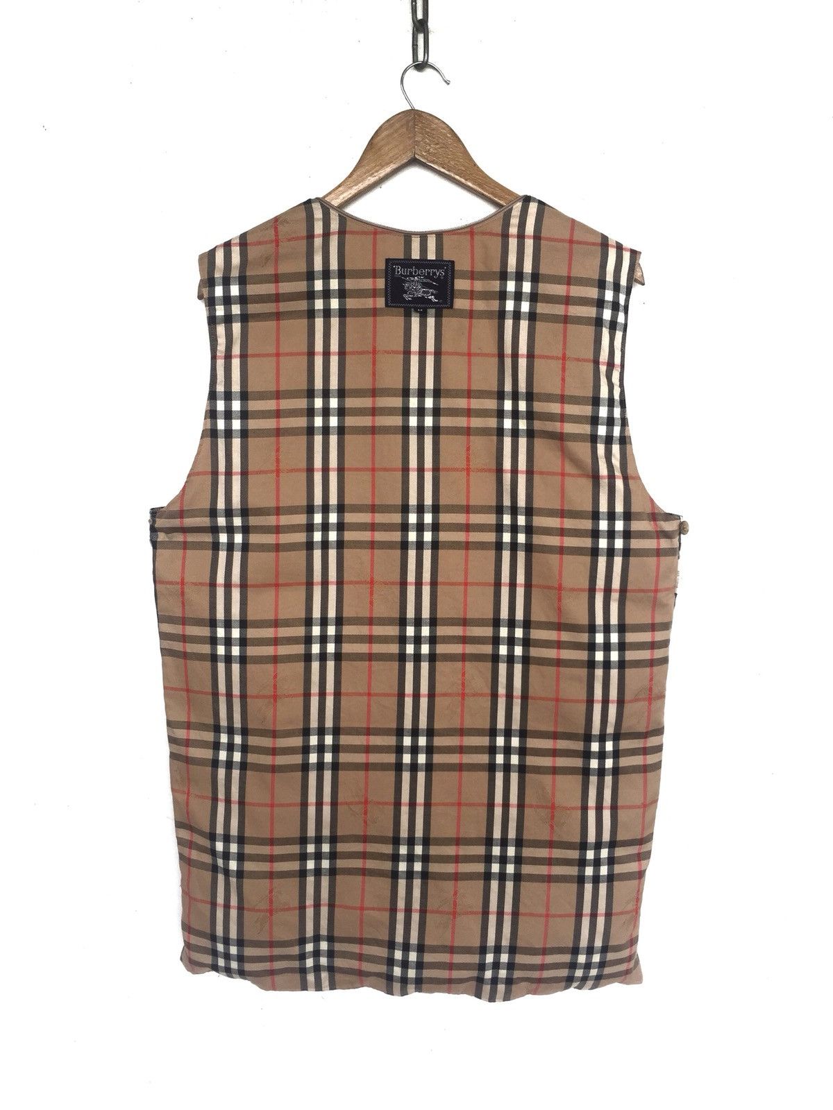 Burberry Vtg Burberrys Prorsum Nova Check Down Lining Vest Size US M / EU 48-50 / 2 - 1 Thumbnail