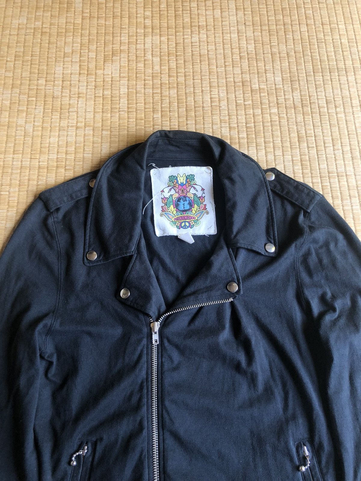PHENOMENON Phenomenon 🇯🇵 Minimal Double Collar Perfecto Jacket Size US S / EU 44-46 / 1 - 2 Thumbnail