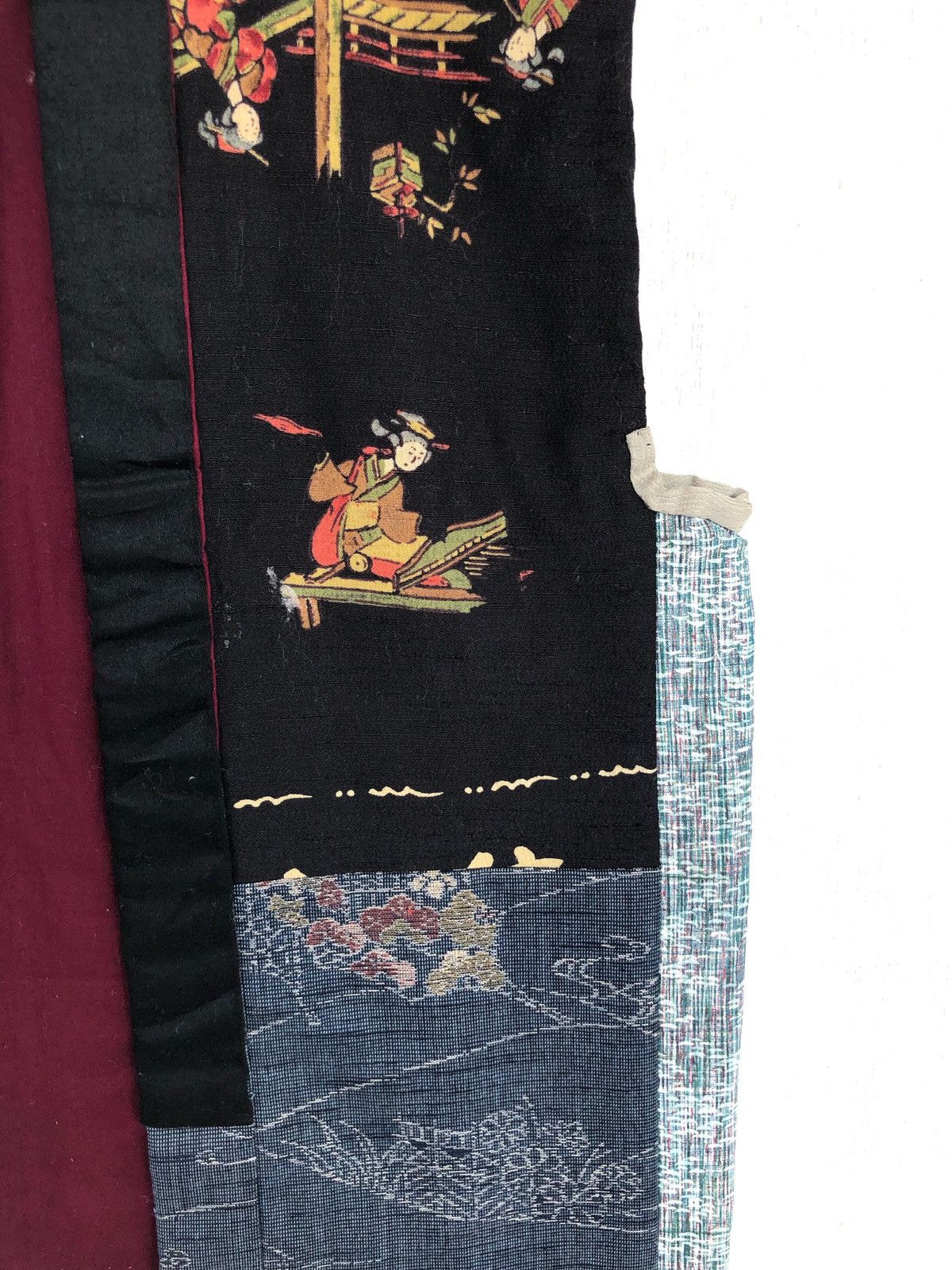 Indigo RARE🔥60s 🇯🇵 Maiko Geisha Indigo Boro Patchwork Vest Size US M / EU 48-50 / 2 - 5 Thumbnail