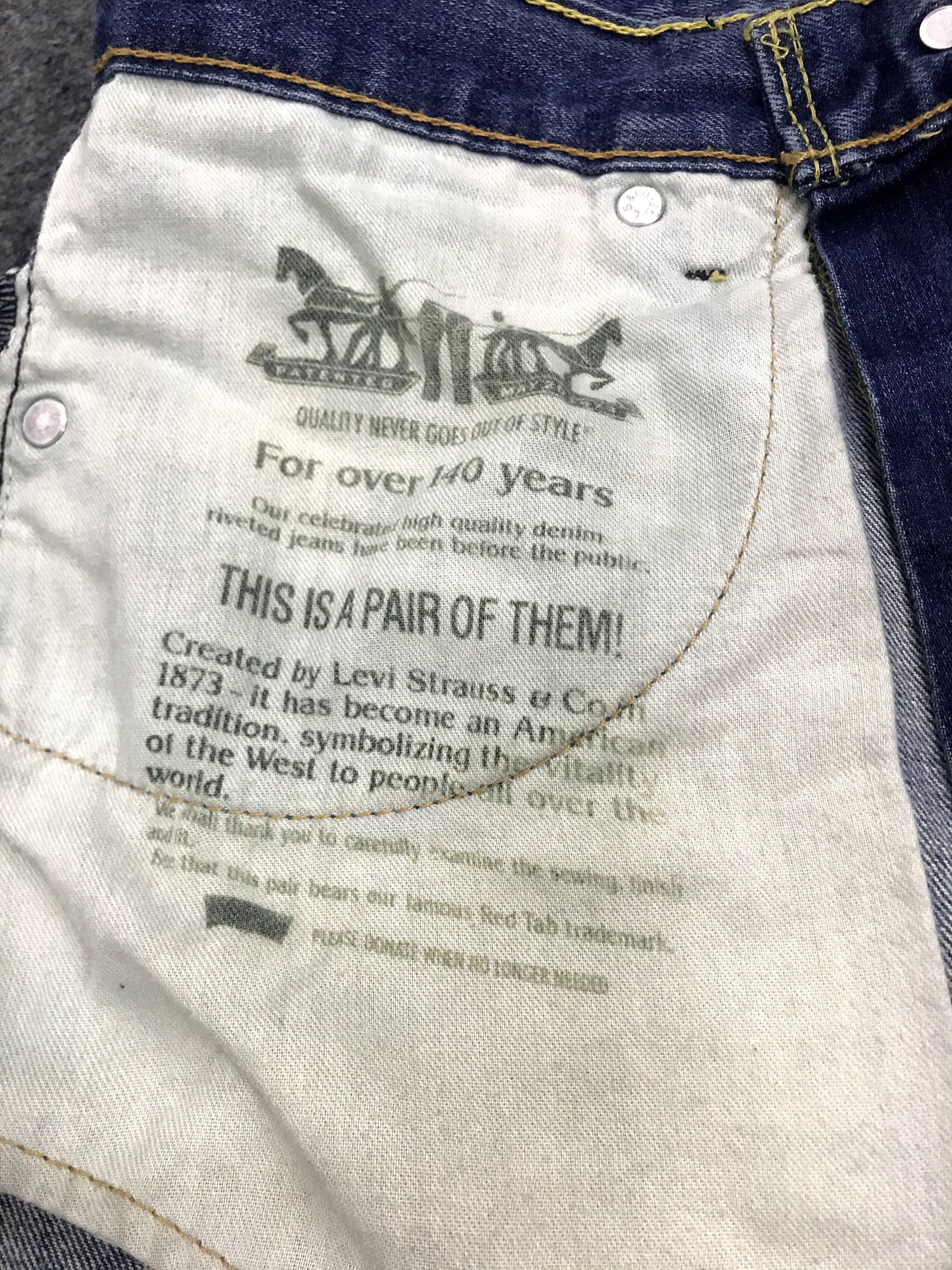 Levi's Vintage Distressed Denim Levi's Strauss Jeans Lot 505 Pants Size US 29 - 11 Thumbnail