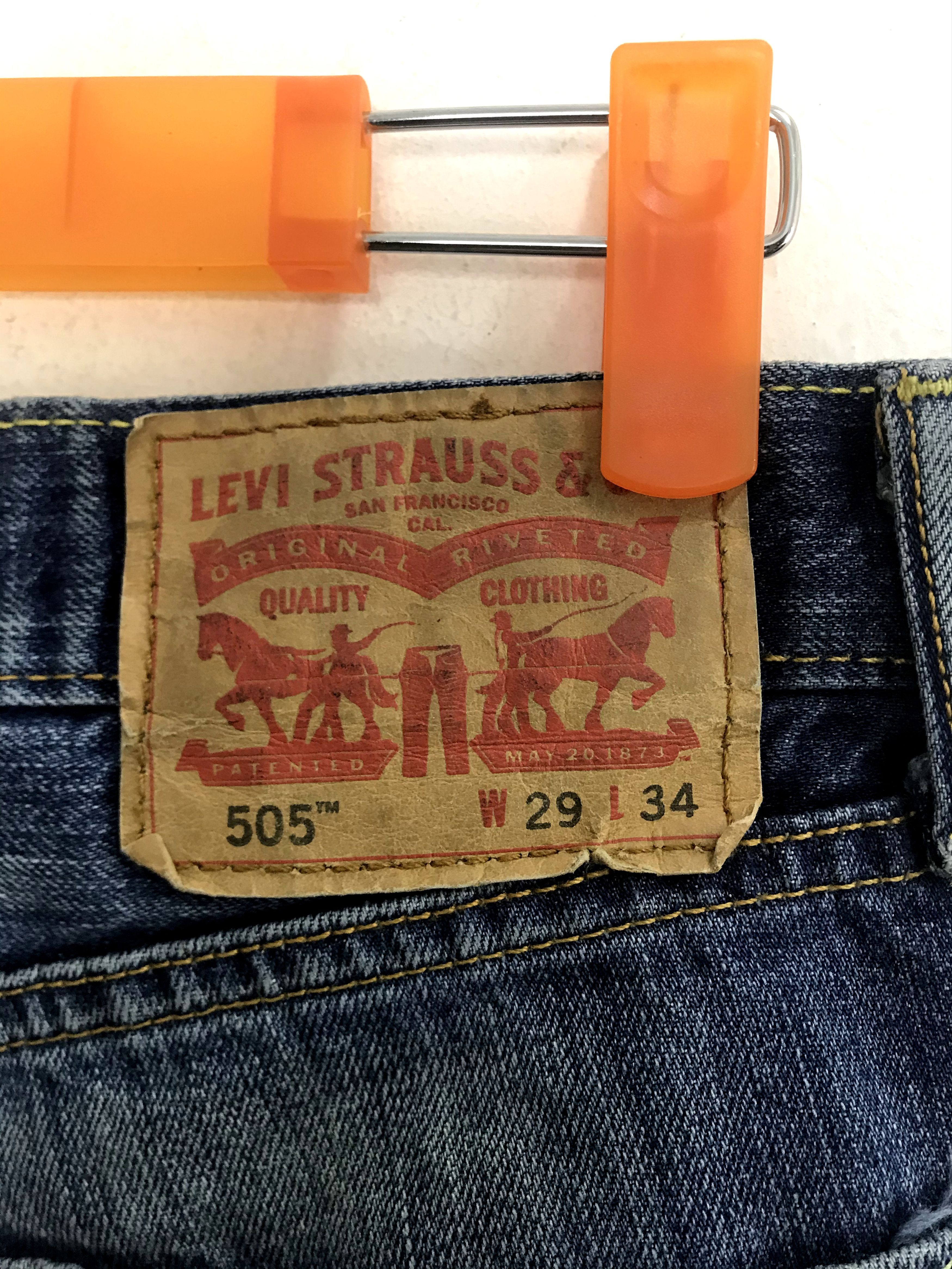 Levi's Vintage Distressed Denim Levi's Strauss Jeans Lot 505 Pants Size US 29 - 9 Thumbnail