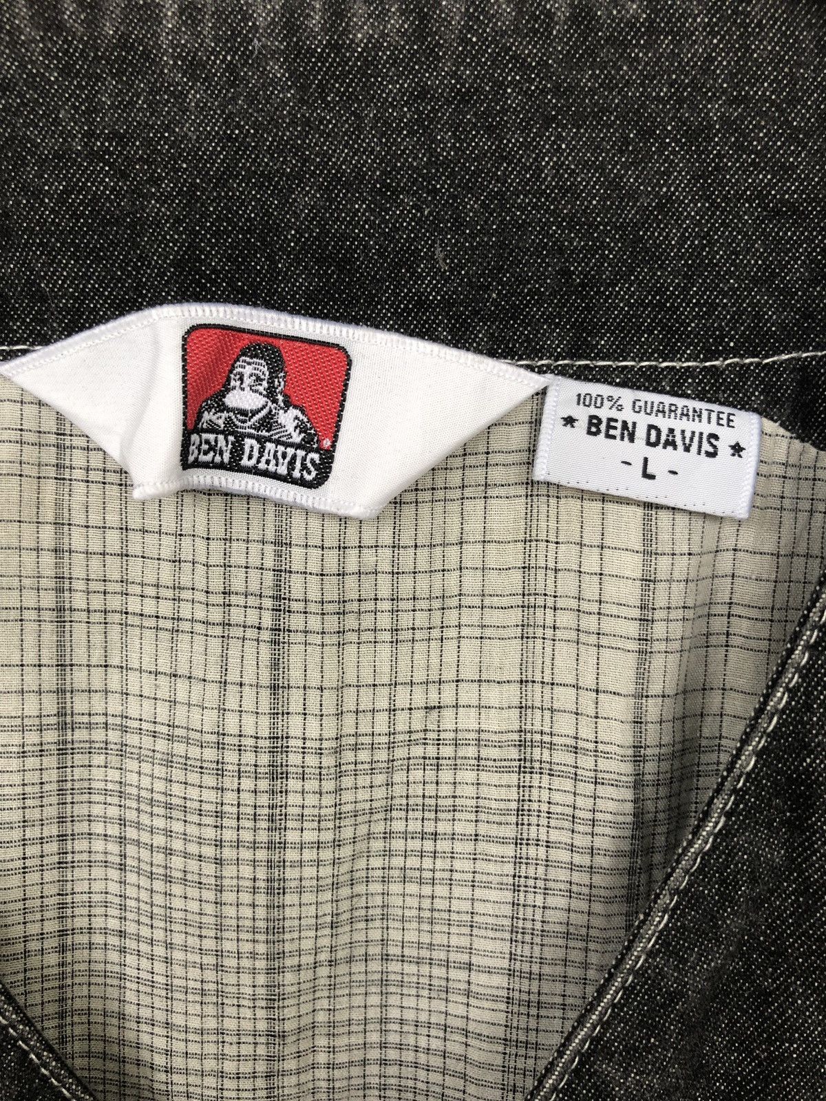 Ben Davis 90s Ben Davies 🇺🇸 Indigo Three Pocket Denim Vests Size US M / EU 48-50 / 2 - 6 Thumbnail