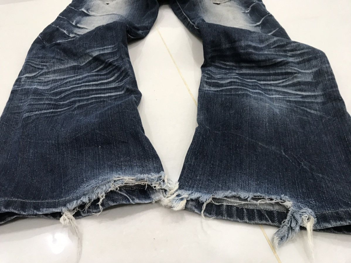 Japanese Brand Hype Dragon Jeans Tokyo Underground Lightning Design Denim Size US 30 / EU 46 - 11 Thumbnail