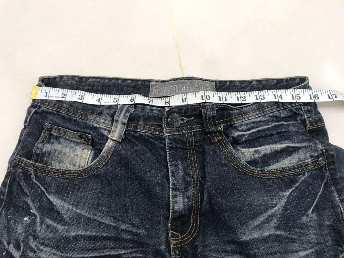 Japanese Brand Hype Dragon Jeans Tokyo Underground Lightning Design Denim Size US 30 / EU 46 - 5 Thumbnail