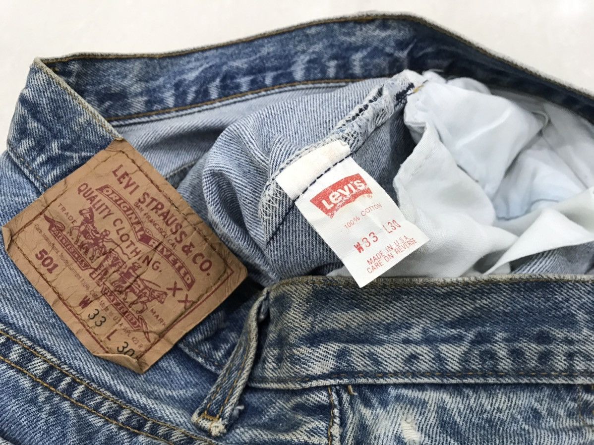 Levi's Vintage Clothing Vintage Denim Custom Levi's 501 Usa Button Zig Zap Design Size US 32 / EU 48 - 3 Thumbnail