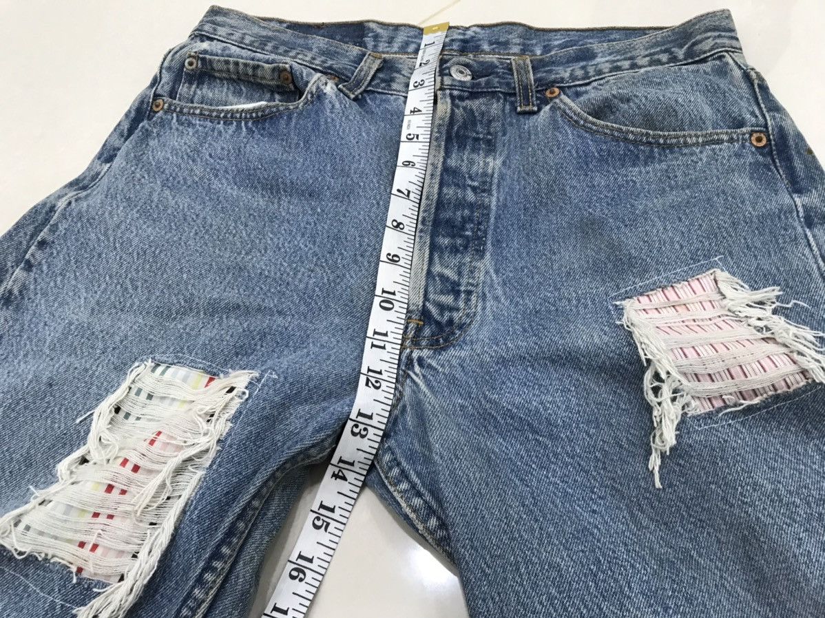 Levi's Vintage Clothing Vintage Denim Custom Levi's 501 Usa Button Zig Zap Design Size US 32 / EU 48 - 8 Thumbnail