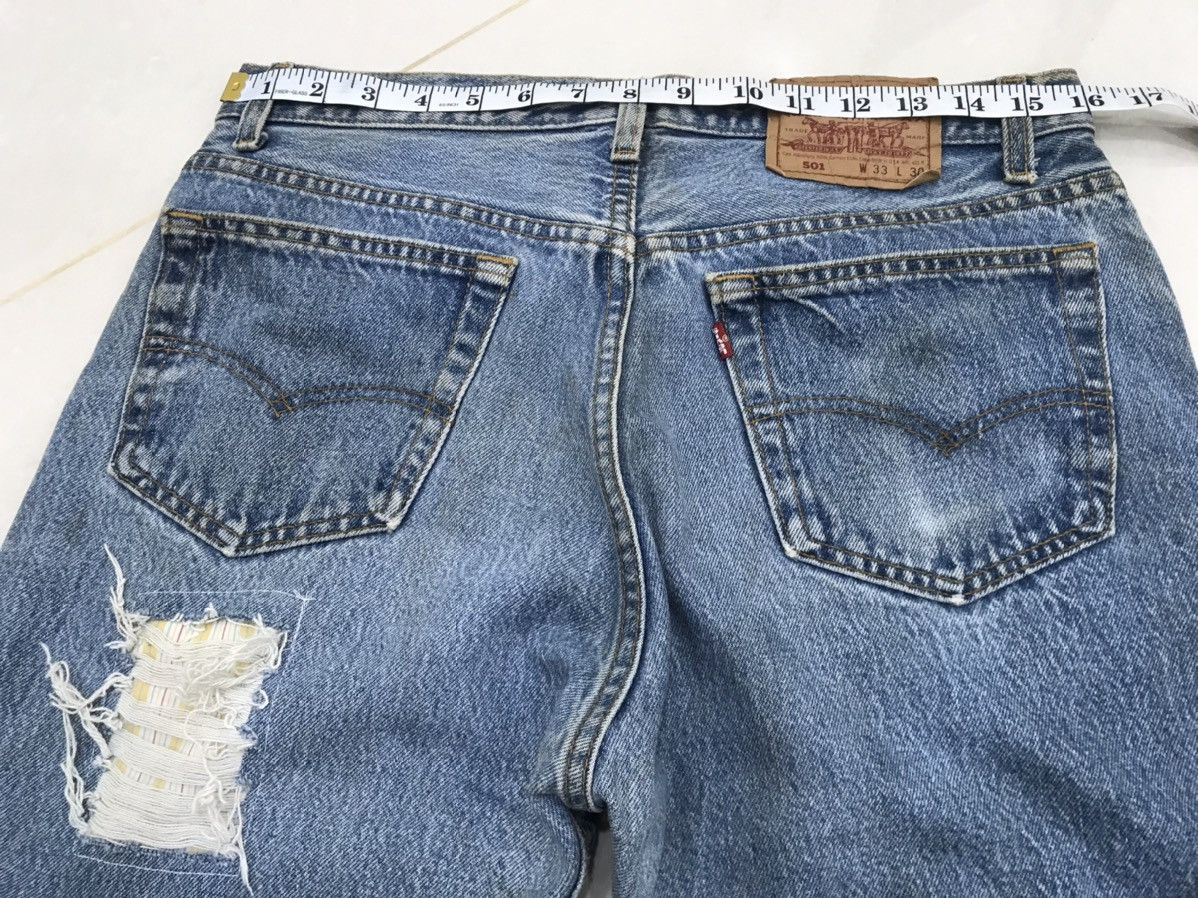 Levi's Vintage Clothing Vintage Denim Custom Levi's 501 Usa Button Zig Zap Design Size US 32 / EU 48 - 7 Thumbnail