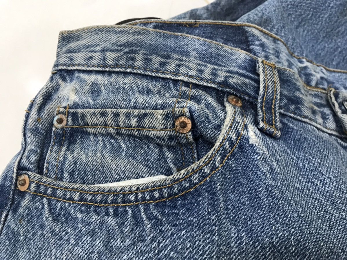 Levi's Vintage Clothing Vintage Denim Custom Levi's 501 Usa Button Zig Zap Design Size US 32 / EU 48 - 5 Thumbnail