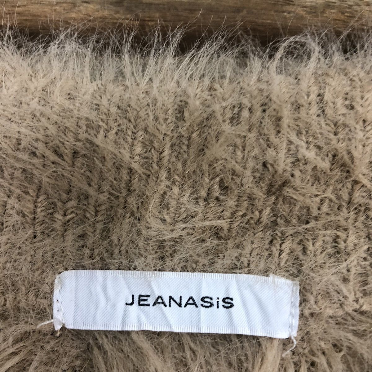 Japanese Brand Jeanasis Brown Mohair Shag Shaggy Knitwear #c1032 Size US XL / EU 56 / 4 - 10 Thumbnail