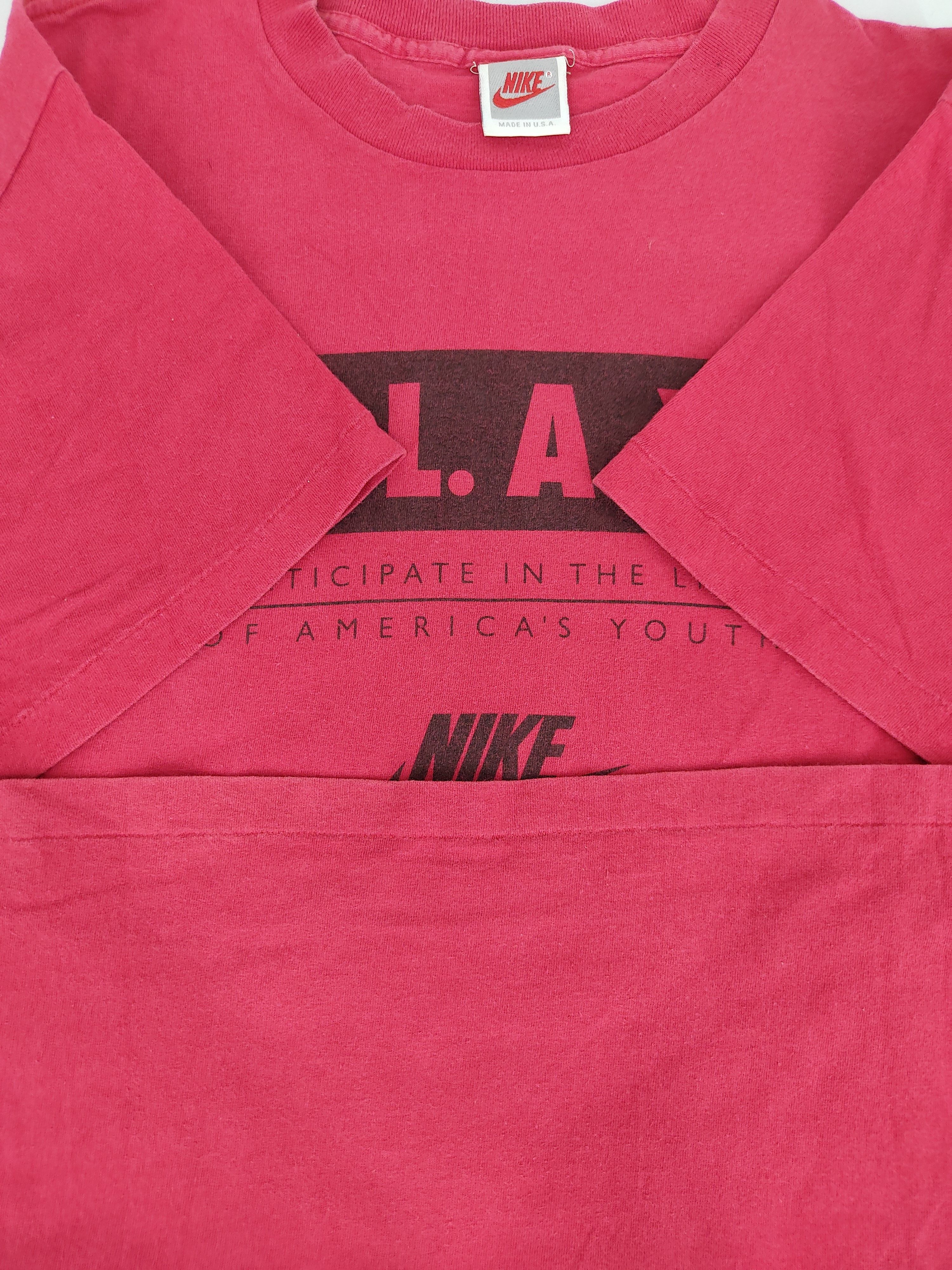 Nike Vintage 90s Nike Swoosh P.L.A.Y Gray Tag Logo Spell Out Size US M / EU 48-50 / 2 - 5 Thumbnail