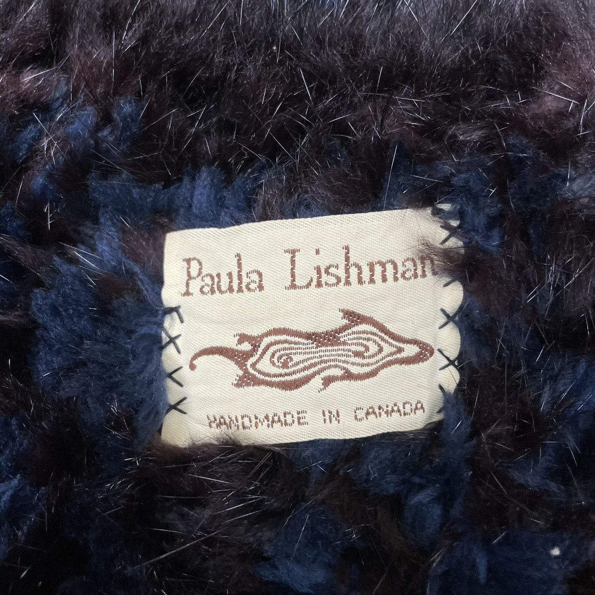 Designer × Handmade 🔥Paula Lishman Knitted Beaver Muskrat Fur Canada Size M / US 6-8 / IT 42-44 - 17 Thumbnail