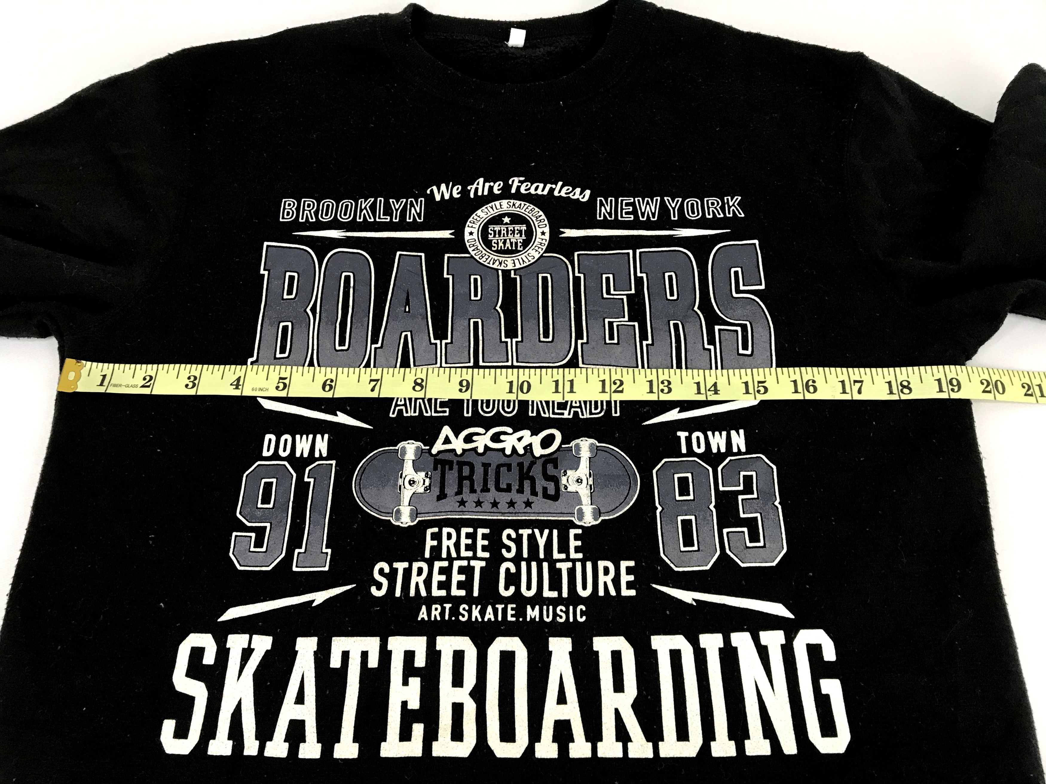 Japanese Brand Art Skate Music Brooklyn New York Skateboarding Sweatshirt Size S / US 4 / IT 40 - 4 Thumbnail