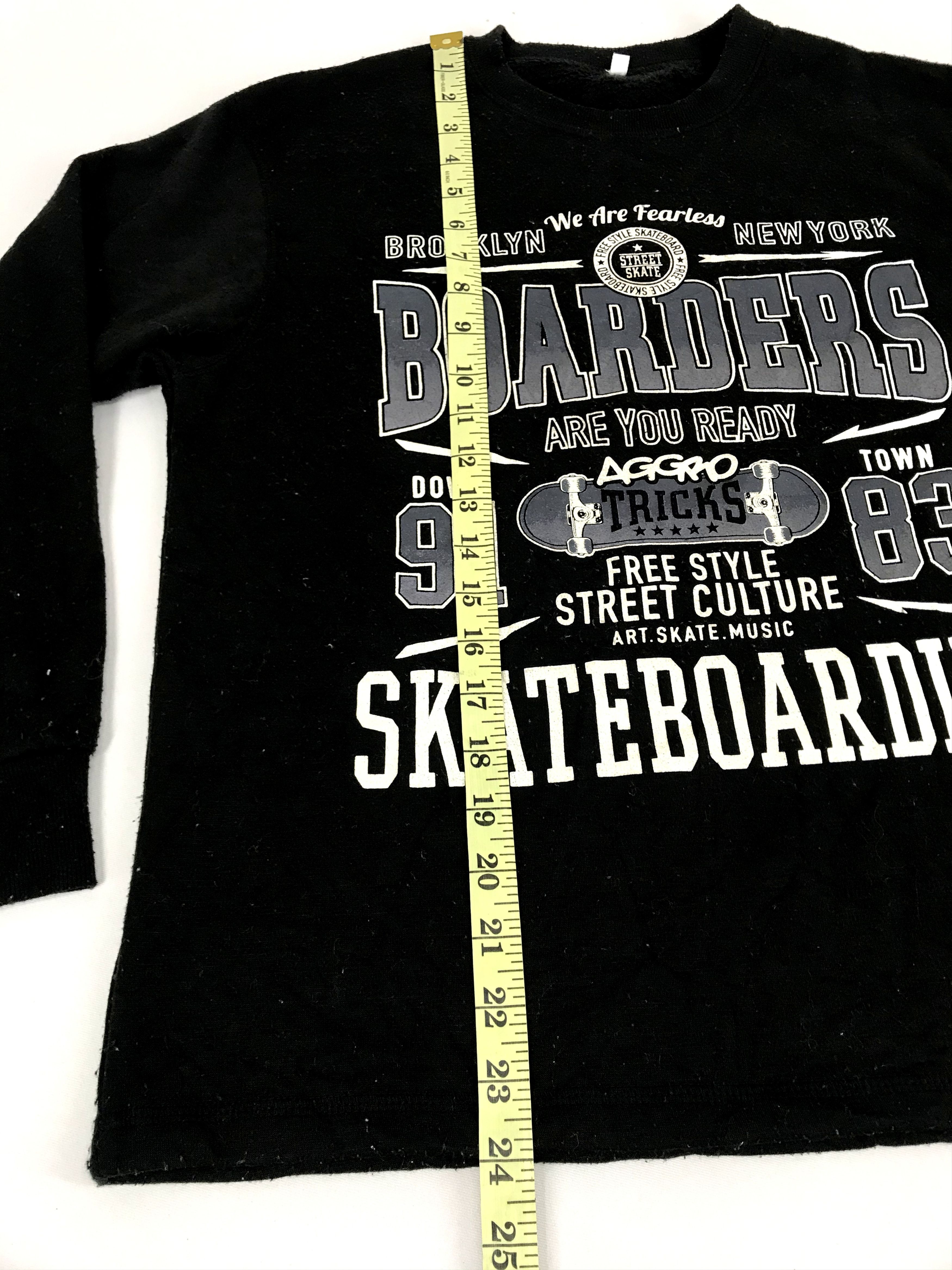 Japanese Brand Art Skate Music Brooklyn New York Skateboarding Sweatshirt Size S / US 4 / IT 40 - 5 Thumbnail