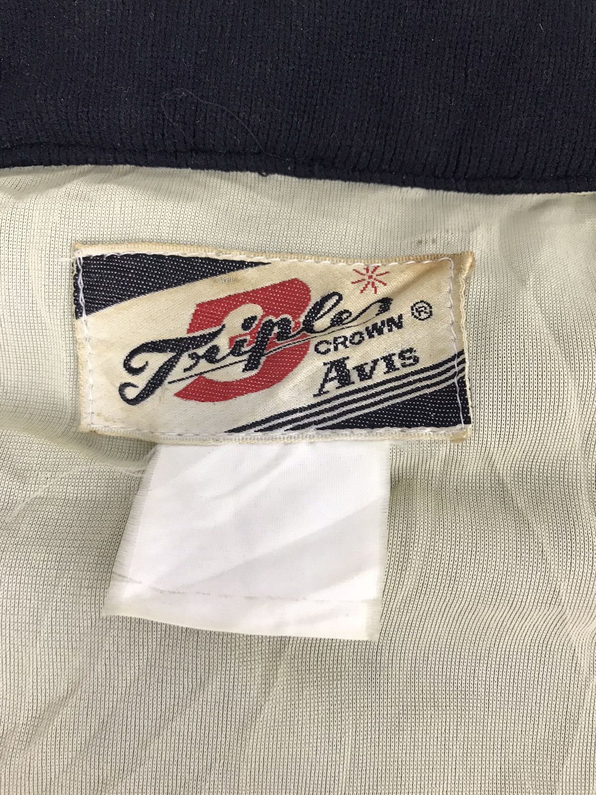 Vintage Vintage 90s Triple Crown Avis Snap Button Varsity Jacket Size US M / EU 48-50 / 2 - 4 Thumbnail