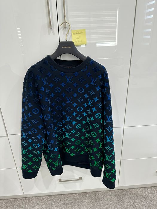Louis Vuitton Gradient Monogram Fil Coupe Sweatshirt Multicolor for Men