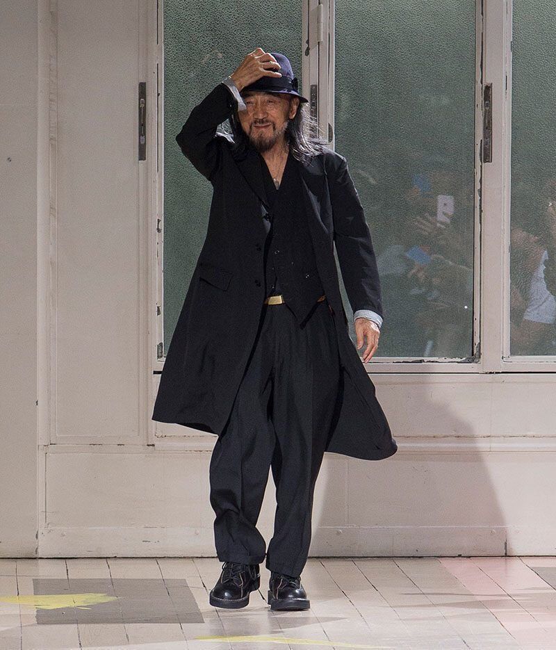 Y's for Men × Yohji Yamamoto 🔥MUST BUY🔥89”Yohji Yamamoto Runway Black Long Coat Size 38S - 9 Thumbnail