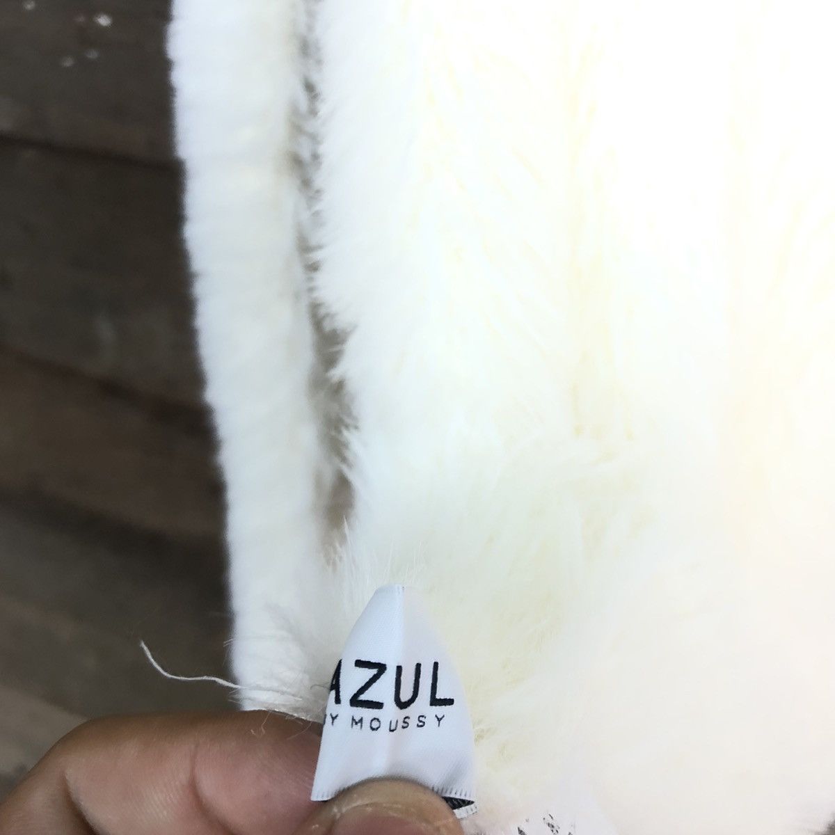 Homespun Knitwear DLL Japan White Mohair fur Shag Shaggy Knitwear #c1043 Size M / US 6-8 / IT 42-44 - 12 Thumbnail