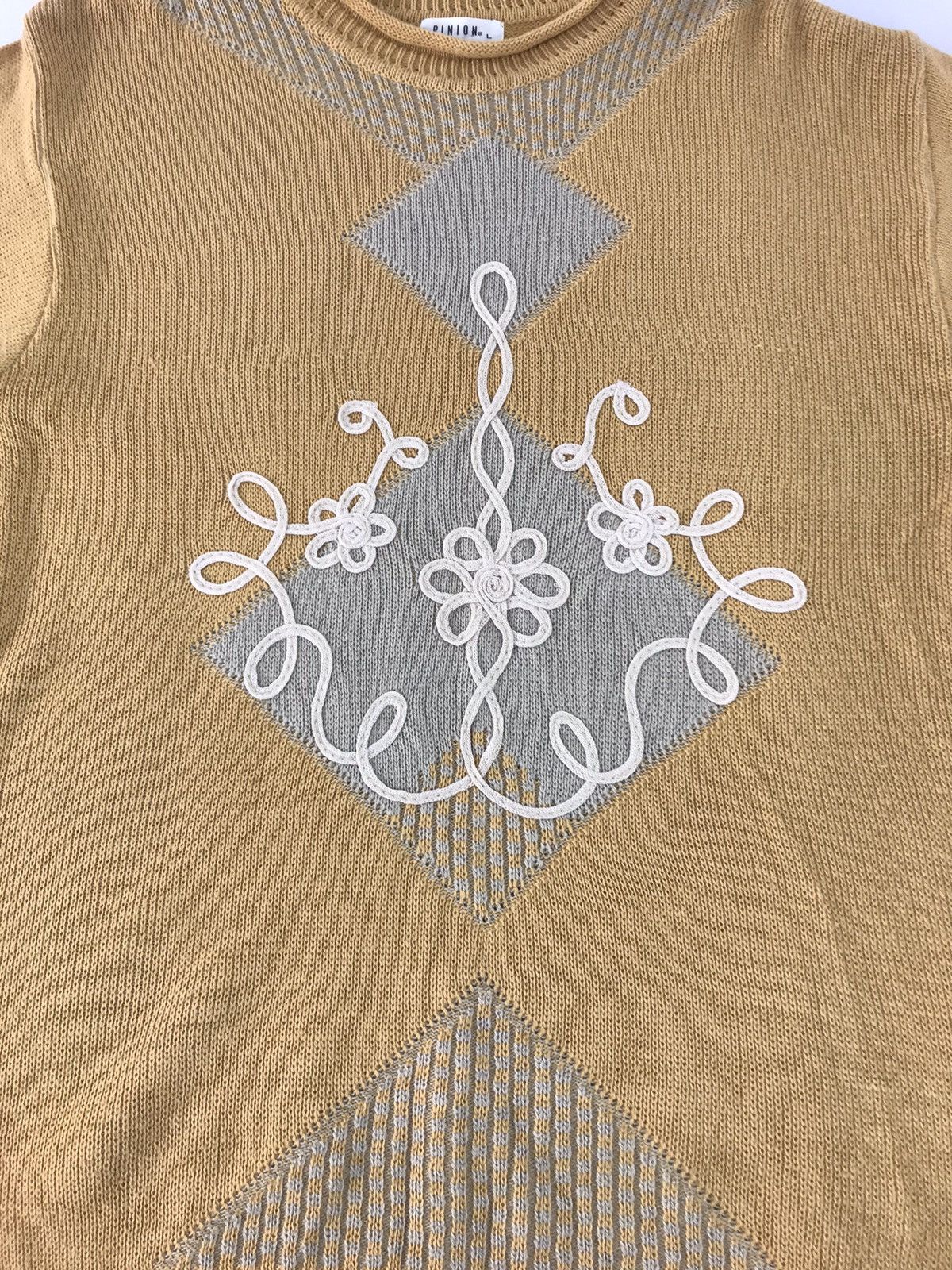 Japanese Brand × Vintage Pinion Knitwear Sweatshirt Embroidery Inspired Designer Size US M / EU 48-50 / 2 - 3 Thumbnail
