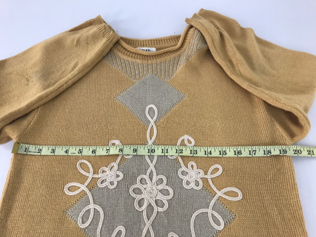 Japanese Brand × Vintage Pinion Knitwear Sweatshirt Embroidery Inspired Designer Size US M / EU 48-50 / 2 - 7 Thumbnail