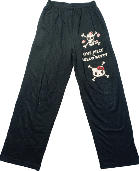Anime × Cartoon Network × One Piece Rare One piece X Hello Kitty Cartoon Jogger Pant Unisex Size US 31 - 1 Thumbnail