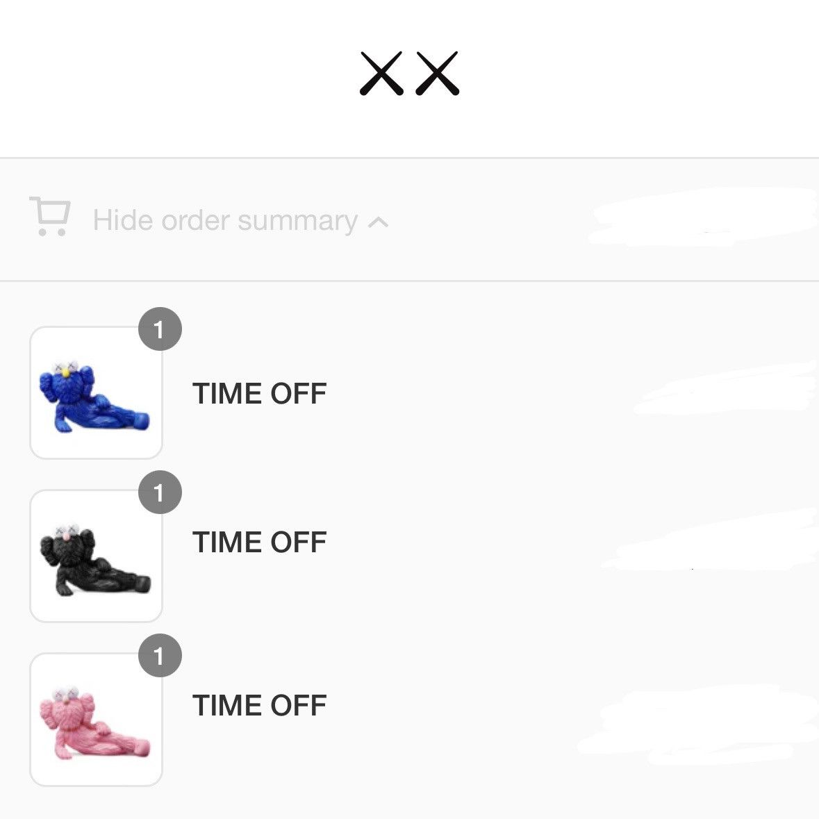 Kaws Kaws time off blue Size ONE SIZE - 3 Thumbnail