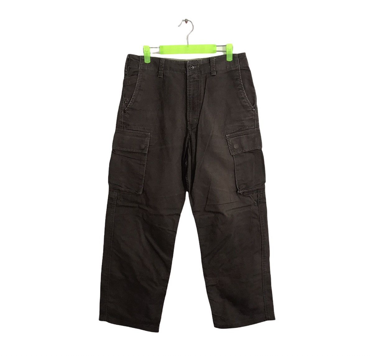 Vintage Japanese Brand Evenriver Cargo Trouser Brown Unisex Wear Size US 33 - 1 Thumbnail
