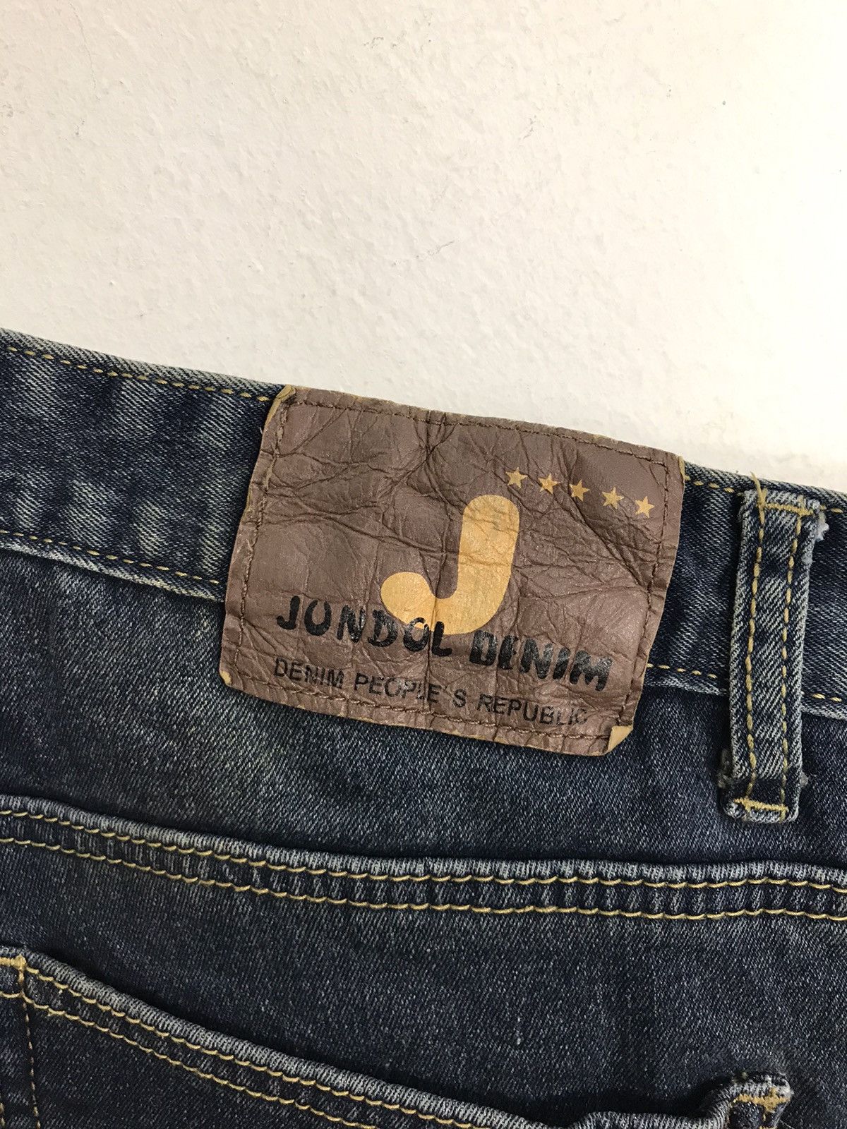 Japanese Brand × Vintage Vintage Jondol Denim People Republic Denim Jeans Indigo Size US 31 - 5 Thumbnail