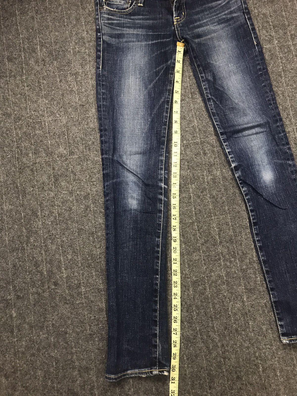 Japanese Brand × Vintage Skinny Moussy Japanese Brand Indigo Denim Jeans Pant Size 28" / US 6 / IT 42 - 9 Thumbnail