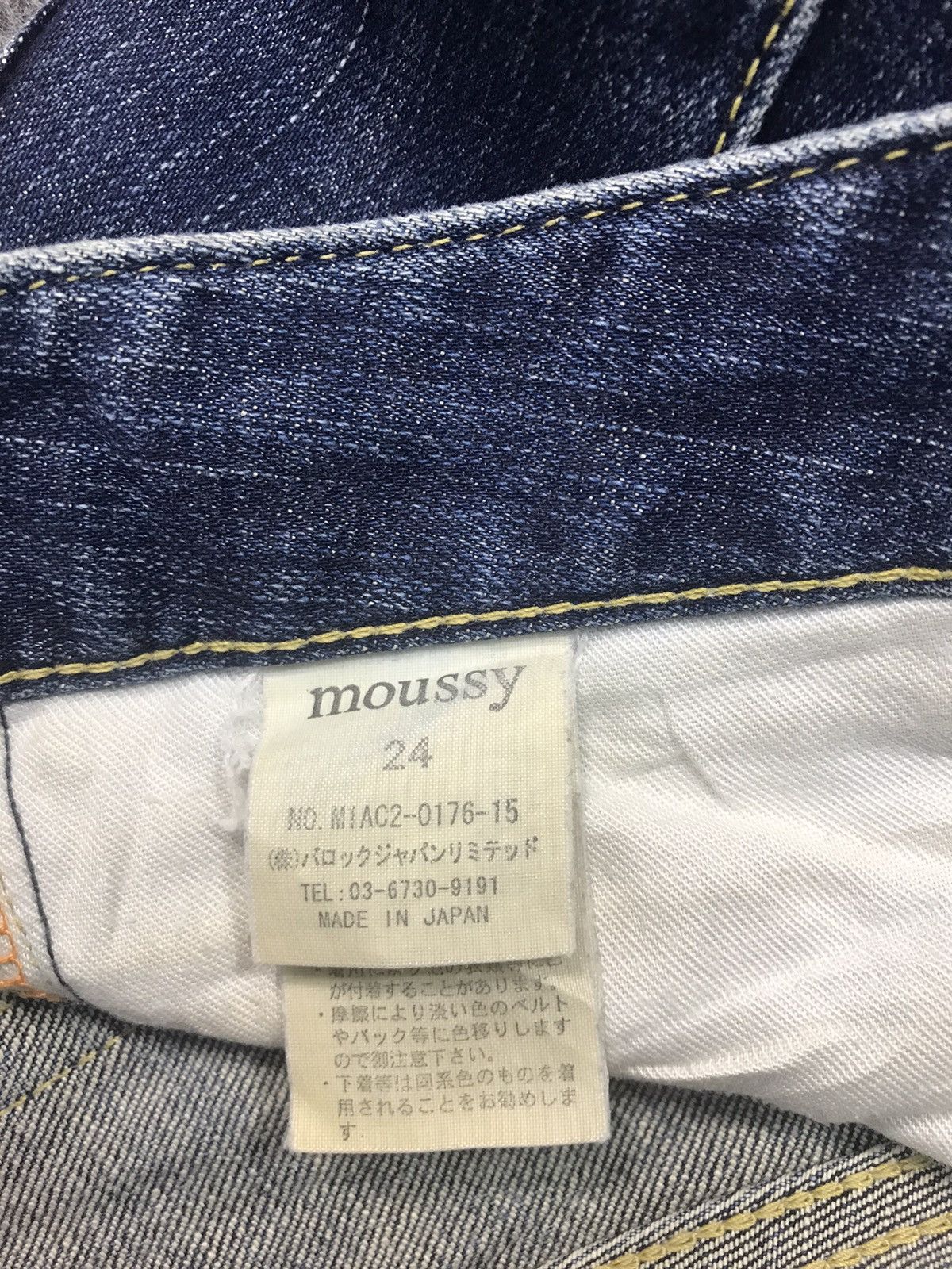 Japanese Brand × Vintage Skinny Moussy Japanese Brand Indigo Denim Jeans Pant Size 28" / US 6 / IT 42 - 4 Thumbnail