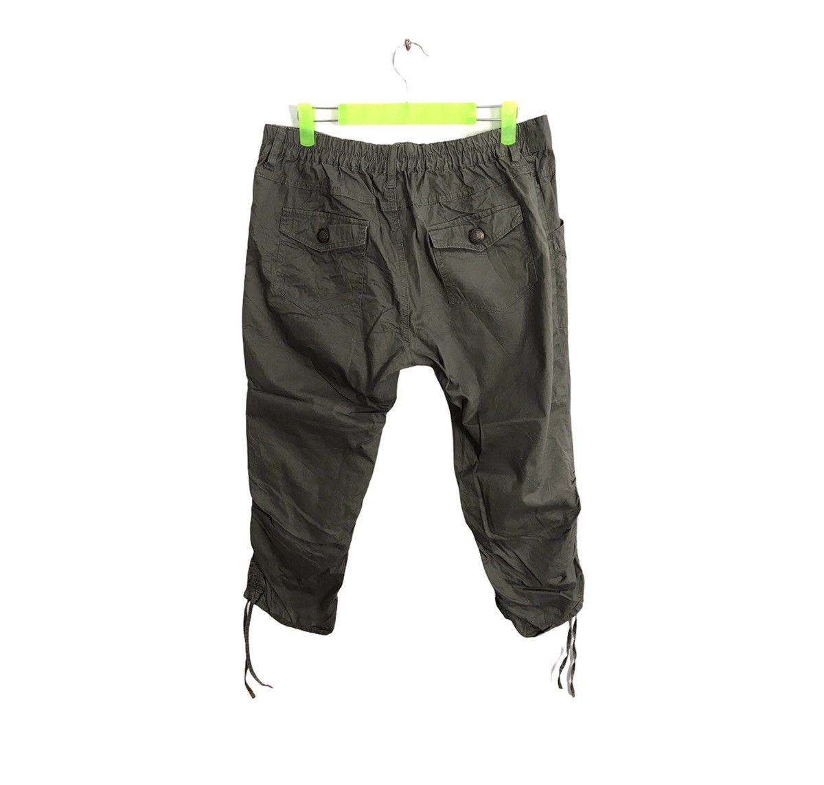 Japanese Brand × Vintage Vintage Theoria Bushpant Short Casual Pant Dark Military Size 31" - 2 Thumbnail