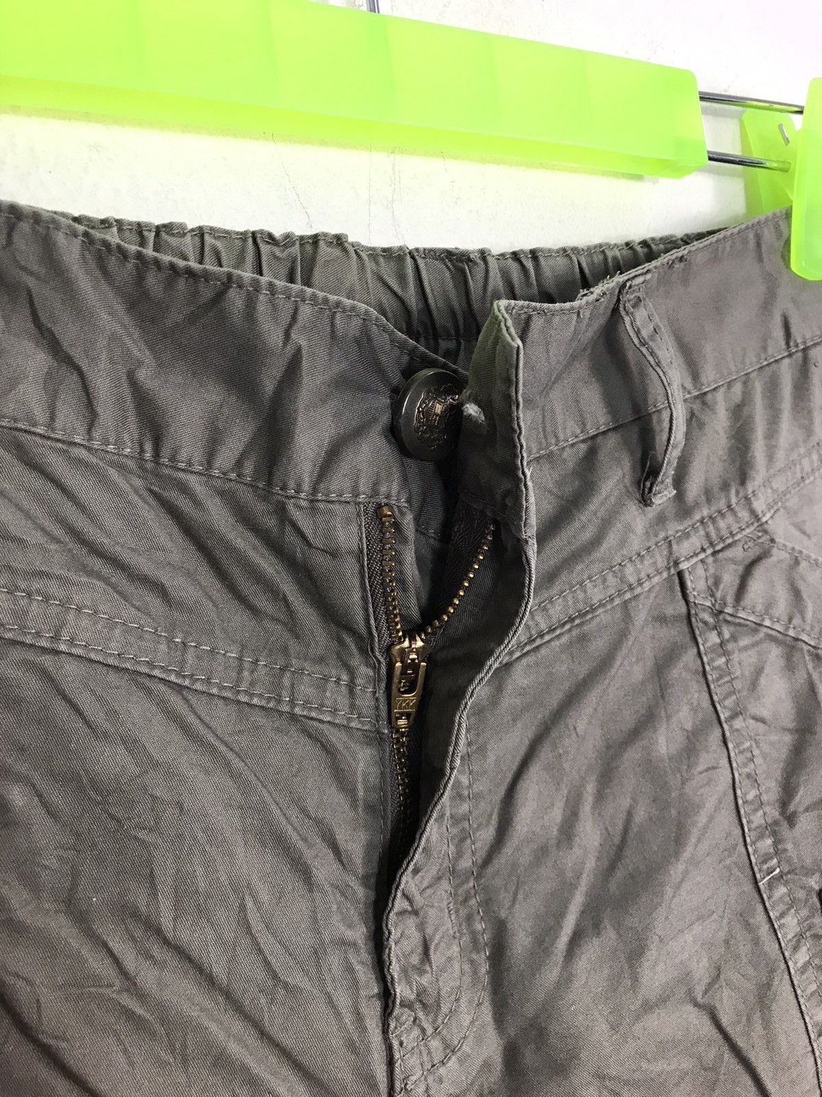 Japanese Brand × Vintage Vintage Theoria Bushpant Short Casual Pant Dark Military Size 31" - 3 Thumbnail