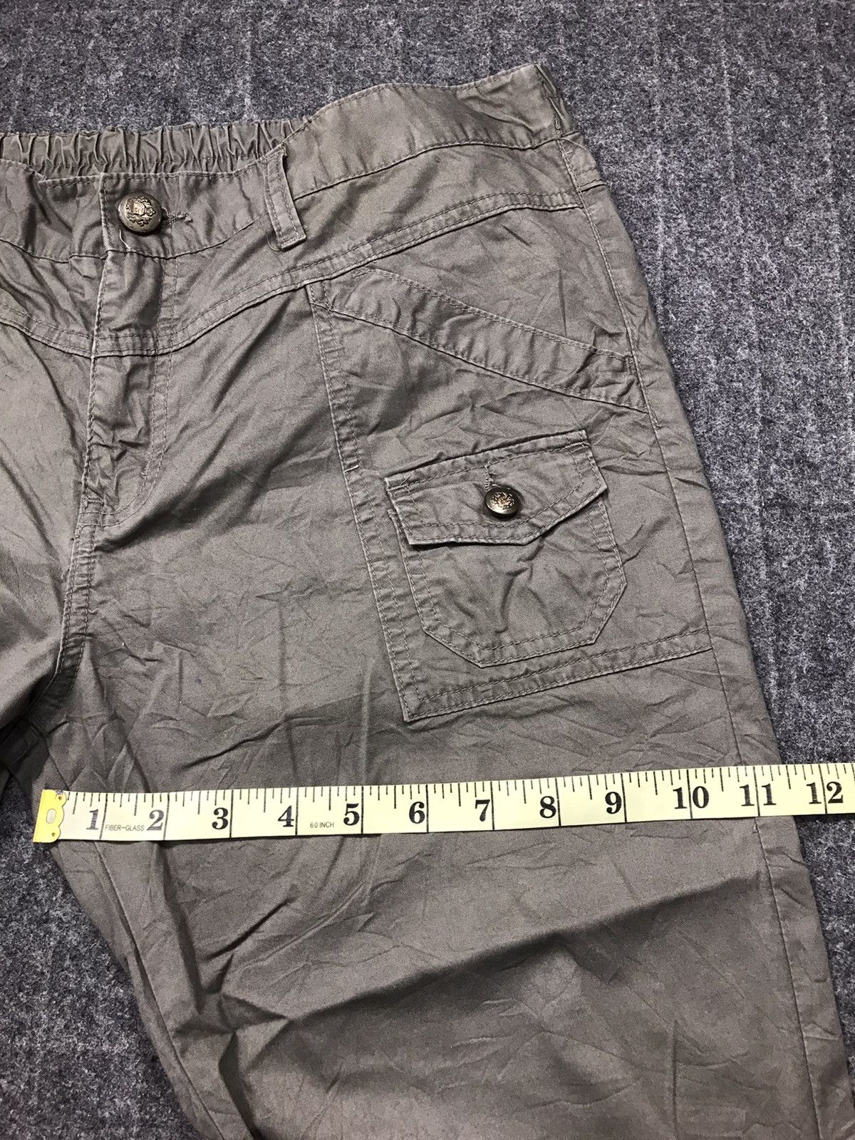 Japanese Brand × Vintage Vintage Theoria Bushpant Short Casual Pant Dark Military Size 31" - 10 Thumbnail