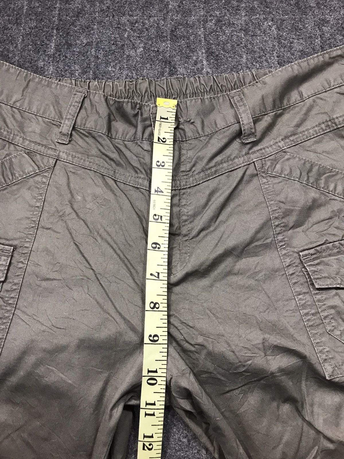 Japanese Brand × Vintage Vintage Theoria Bushpant Short Casual Pant Dark Military Size 31" - 9 Thumbnail