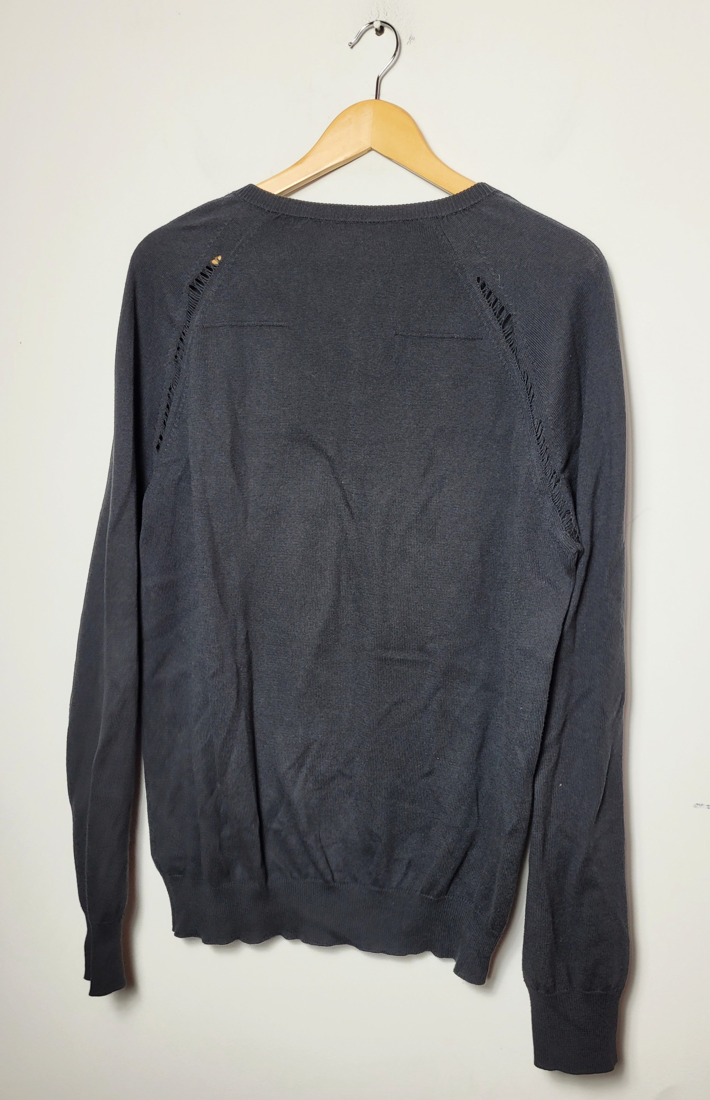 Dior × Hedi Slimane Dior x Hedi Slimane RARE distressed sweater F/W 2007 Size US L / EU 52-54 / 3 - 12 Thumbnail