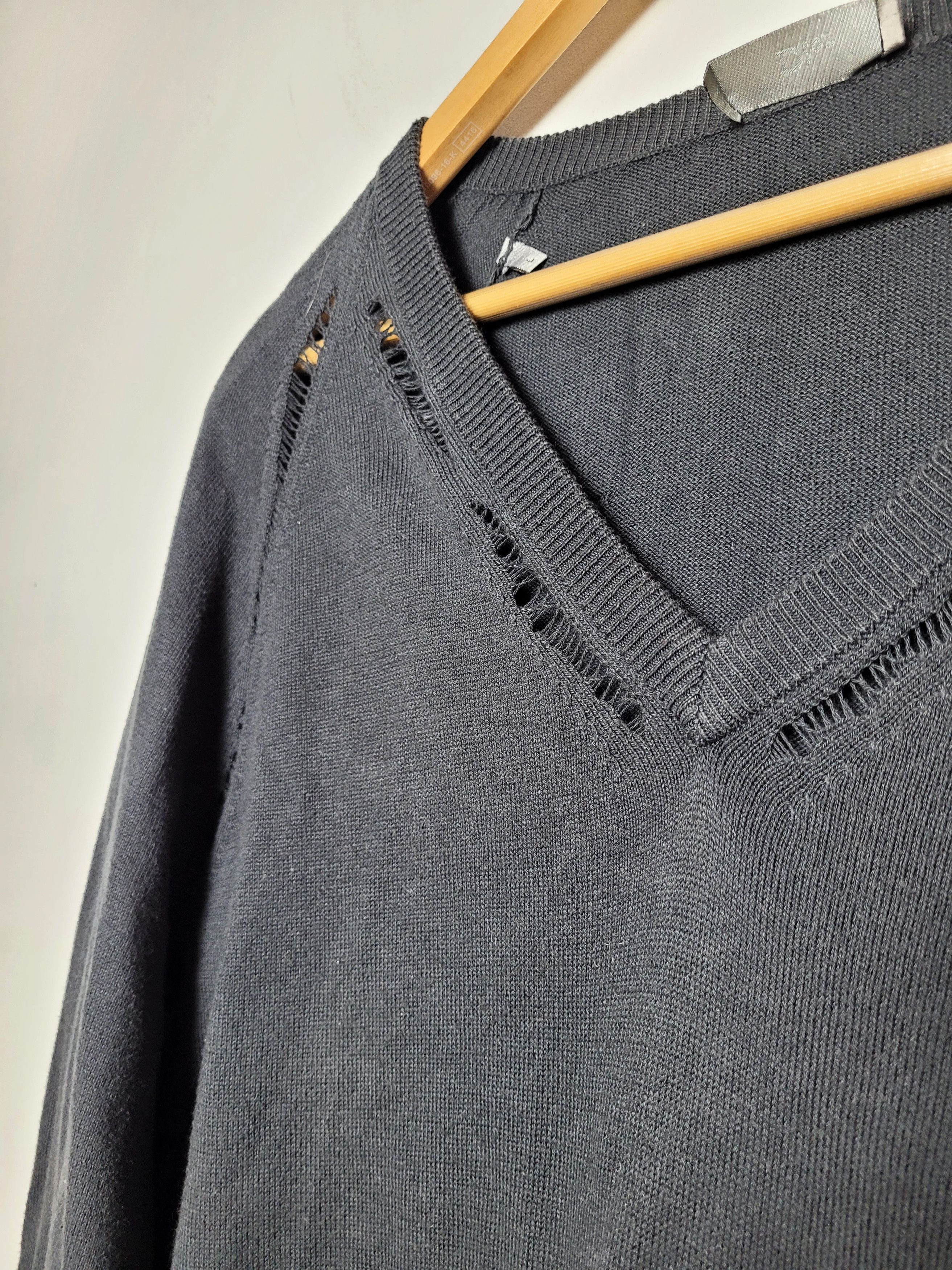 Dior × Hedi Slimane Dior x Hedi Slimane RARE distressed sweater F/W 2007 Size US L / EU 52-54 / 3 - 6 Thumbnail