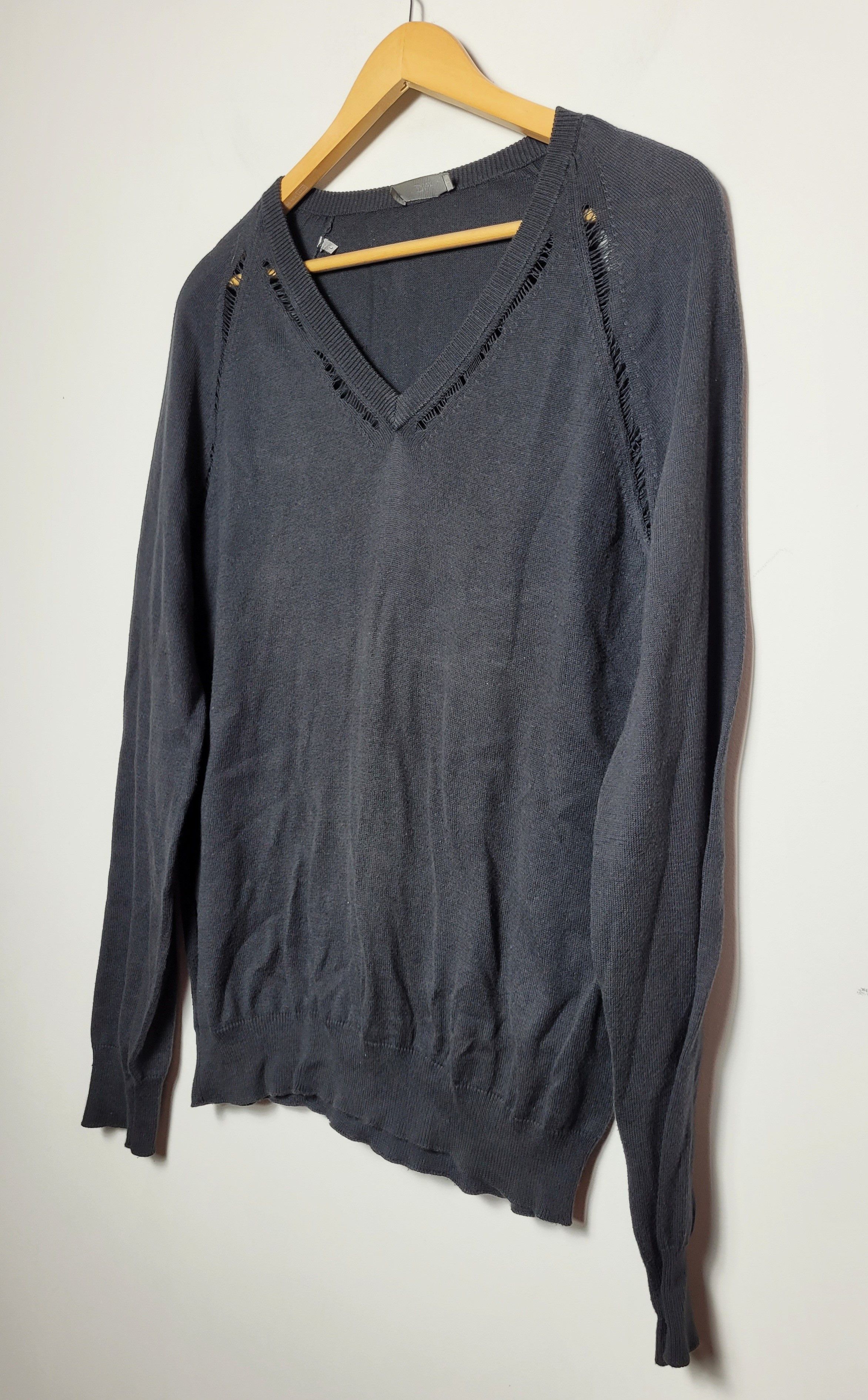 Dior × Hedi Slimane Dior x Hedi Slimane RARE distressed sweater F/W 2007 Size US L / EU 52-54 / 3 - 4 Thumbnail