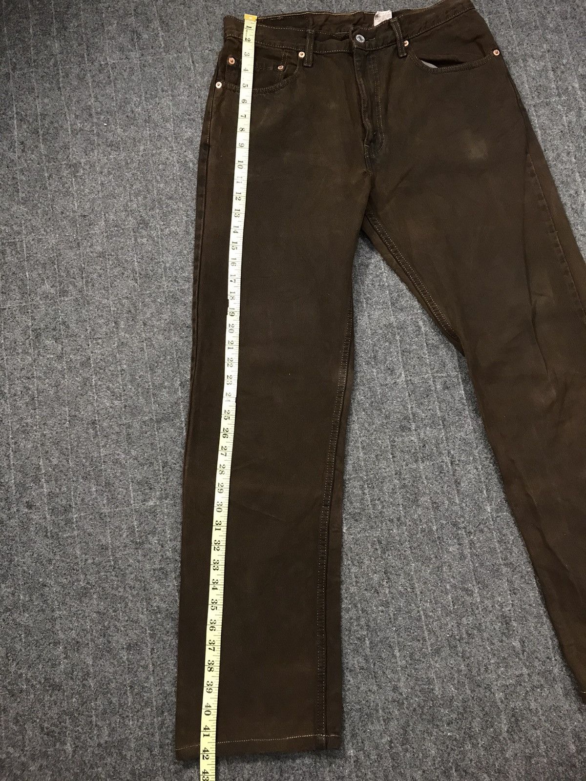 Levi's Vintage Clothing Levi’s & Strauss Lot 505 Denim Brown Jeans K239j Size US 31 - 7 Thumbnail